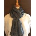Linseed Designs - Grey - hand loomed linen gauze scarf 