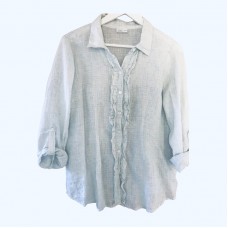 Linseed Designs linen shirt - Vega micro check 